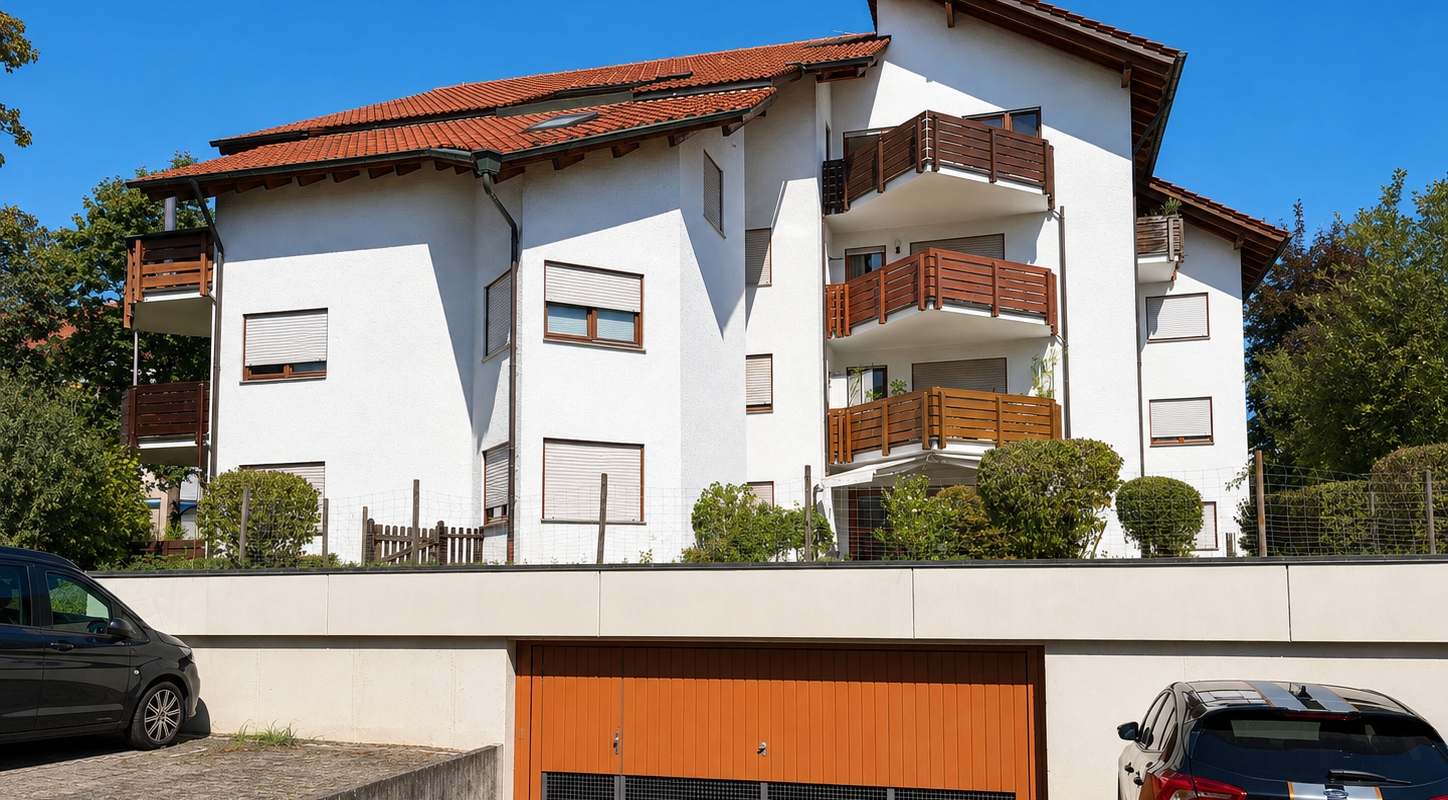 Licht, Weitblick und 2 Balkone -
großzügige Dachgeschosswohnung