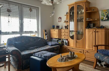 Maisonettewohnung mit Balkon, Terrasse und Garten