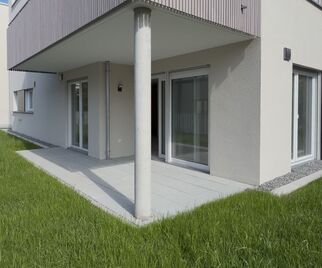 Alles auf einer Etage: 4-Zimmer-Wohnung mit Terrasse und großem Garten