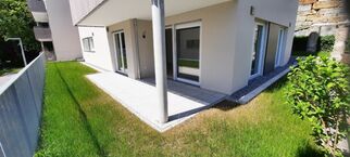 Alles auf einer Etage: 4-Zimmer-Wohnung mit Terrasse und großem Garten Alles auf einer Etage: 4-Zimmer-Wohnung mit Terrasse und großem Garten